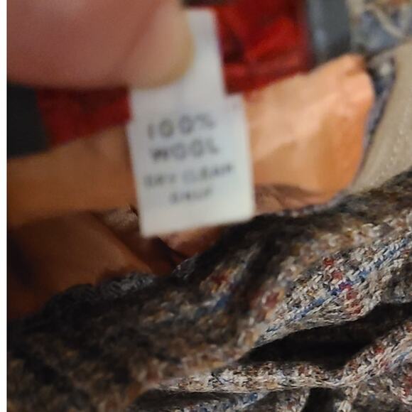 SOLD ! Vintage Wool Plaid Midi Skirt - Picture 8 of 8